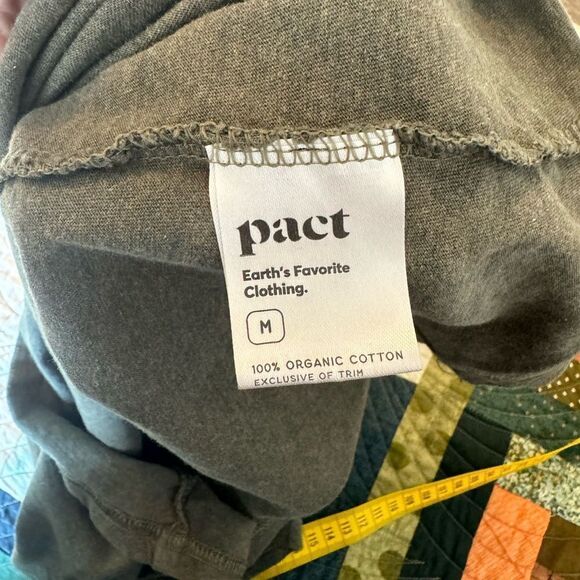 Pact T-shirt Short Sleeve Brown Casual Minimalist Cotton Sustainable Medium - Picture 5 of 5